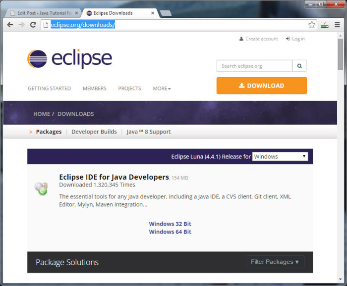 Sample eclipse java project download software