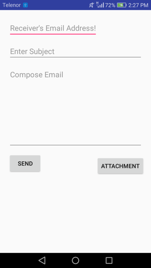 Email with attachment example