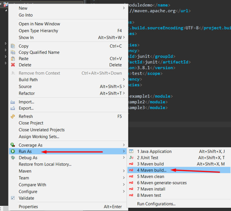 How To Create Submodules With Maven In Java Java Tutorial Network