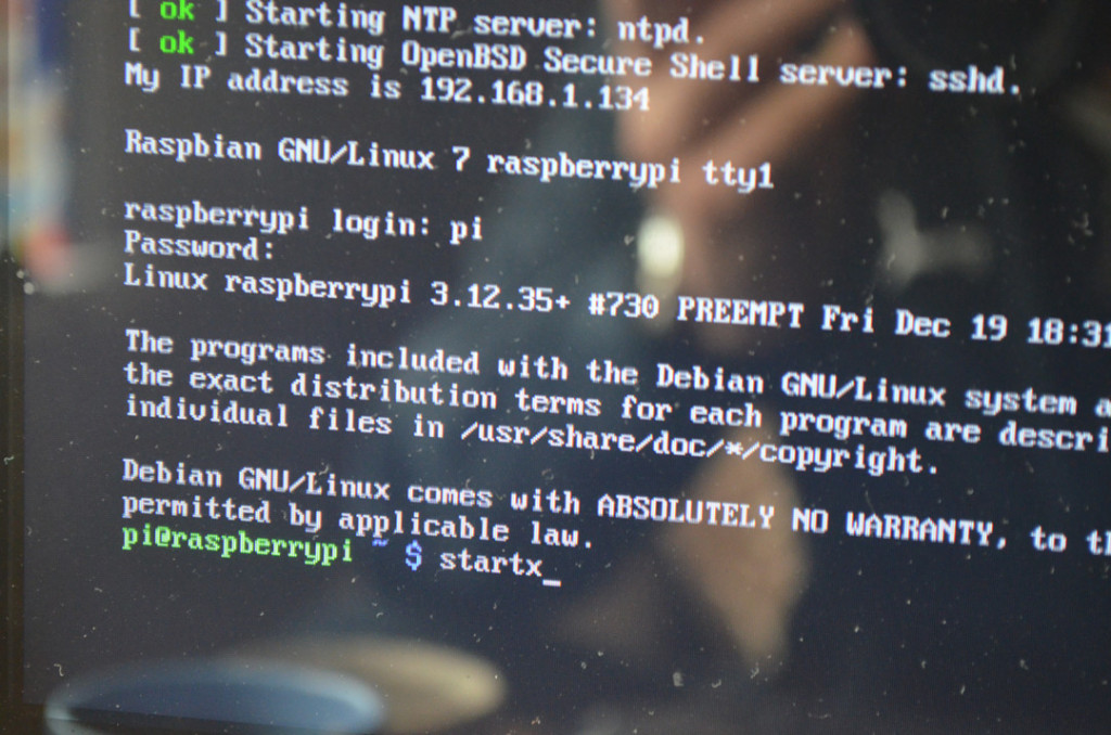 raspbian-startx